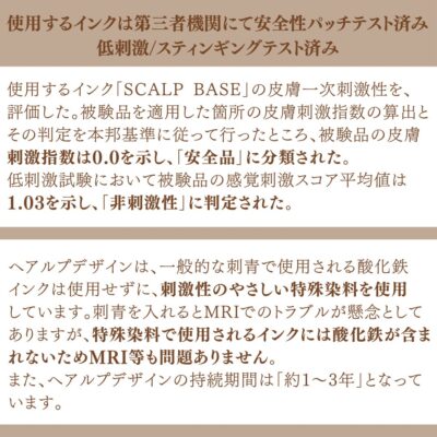 使用するインクの安全性について